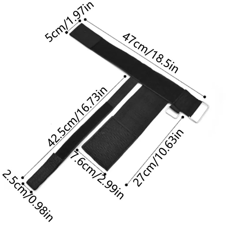 Sturdy Dumbbell Foot Strap, Adjustable Weight Design, Nylon Shin Assist Attachment