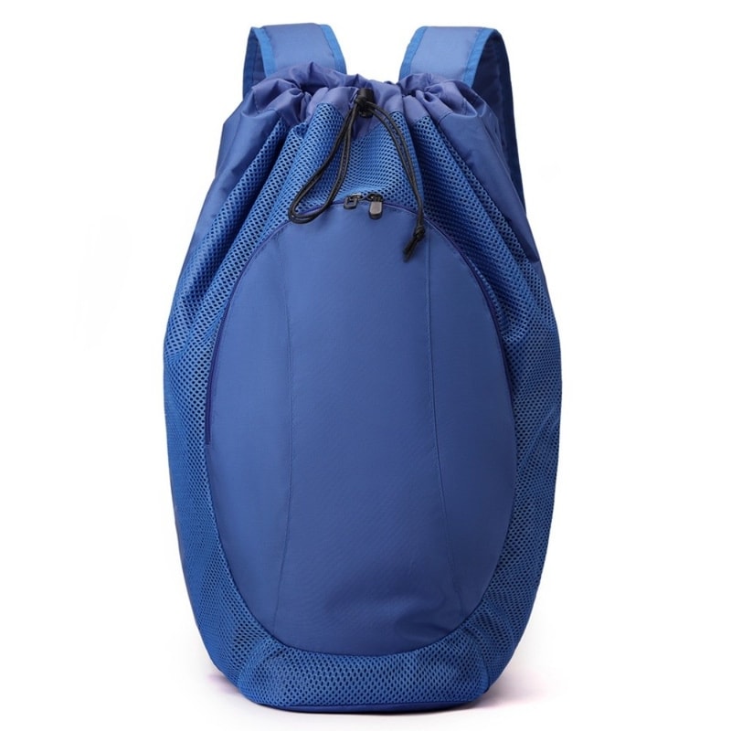 Large Capacity Drawstring Badminton Racket Backpack, Waterproof Gym Fitness Pack for Pickleball