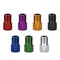 Multi-Color Alloy Bike Valve Adapter Pack, Lightweight Connect Adapter, Easy Installation
