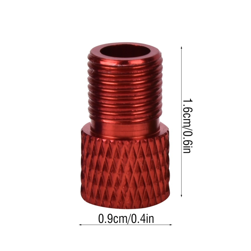 Multi-Color Alloy Bike Valve Adapter Pack, Lightweight Connect Adapter, Easy Installation