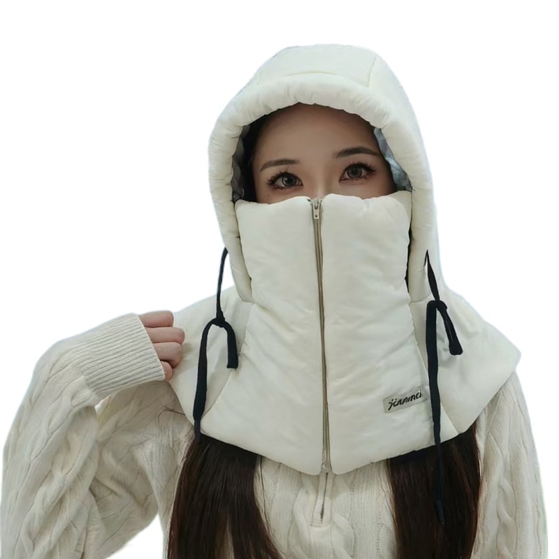 Warm Thickened Winter Ski Hat, Full Cover Balaclava Mask, Windproof Face Ear Bomber Hat Cap for Unisex