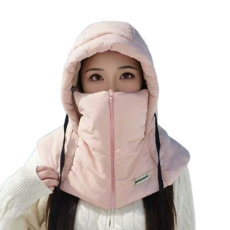 Warm Thickened Winter Ski Hat, Full Cover Balaclava Mask, Windproof Face Ear Bomber Hat Cap for Unisex