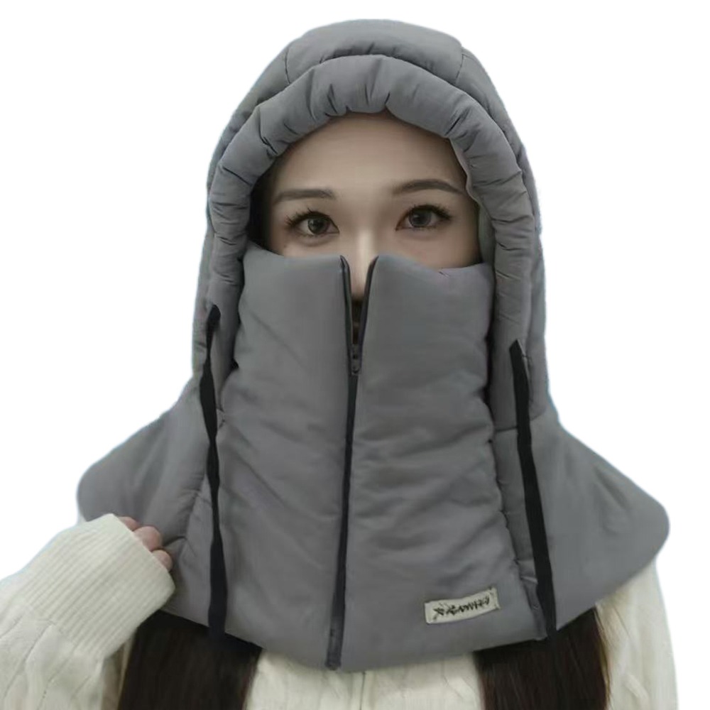 Warm Thickened Winter Ski Hat, Full Cover Balaclava Mask, Windproof Face Ear Bomber Hat Cap for Unisex