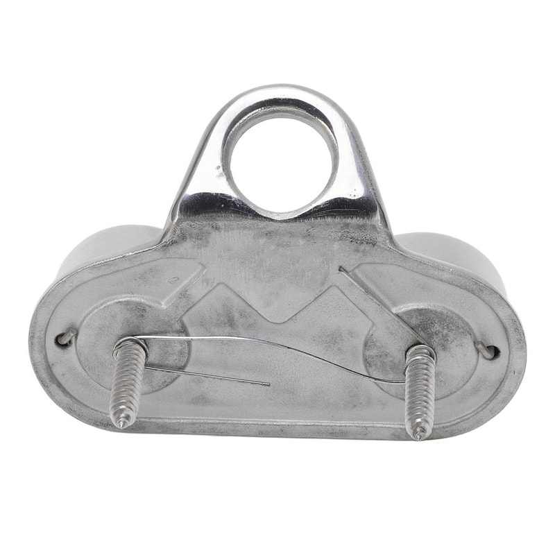 Rope Cleat Fairlead Ring for Boat Use, Rustproof Stainless Steel Cam Cleat Design
