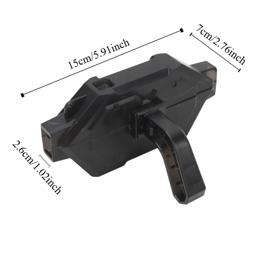 Black Bike Chain Cleaner, Durable ABS Chain Scrubber for Cycling, Mountain Bike Chain Cleaning Tool