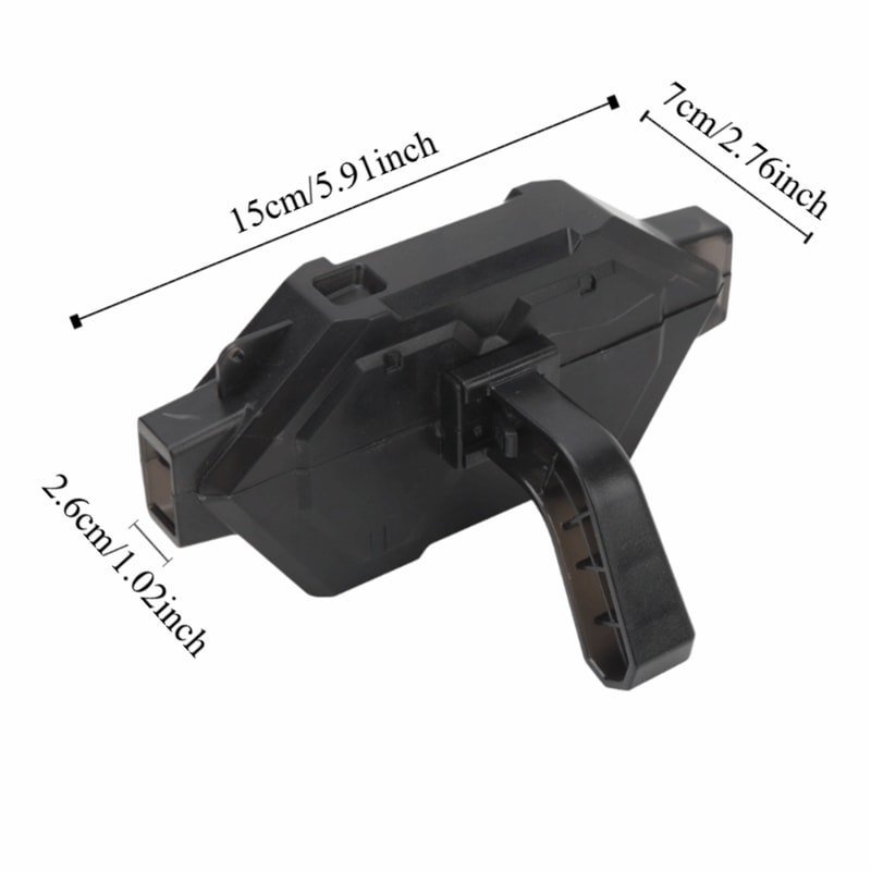 Black Bike Chain Cleaner, Durable ABS Chain Scrubber for Cycling, Mountain Bike Chain Cleaning Tool