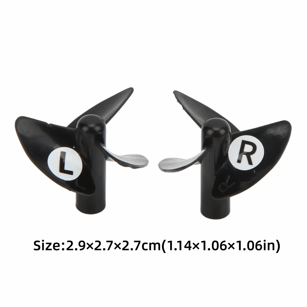 Black Plastic Boot Propeller, Negative Propeller Assemble for Flytec