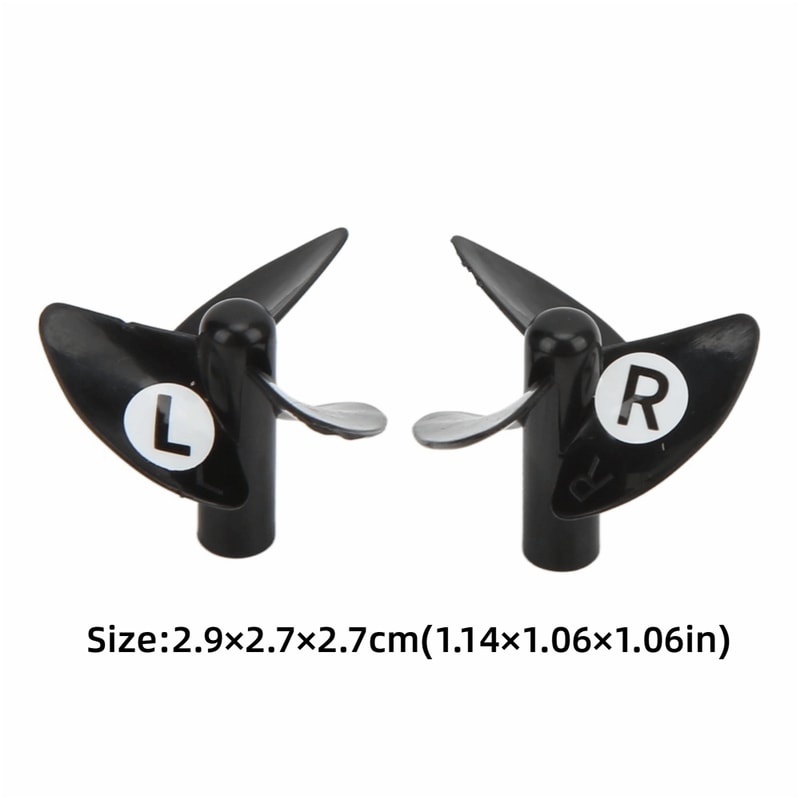 Black Plastic Boot Propeller, Negative Propeller Assemble for Flytec