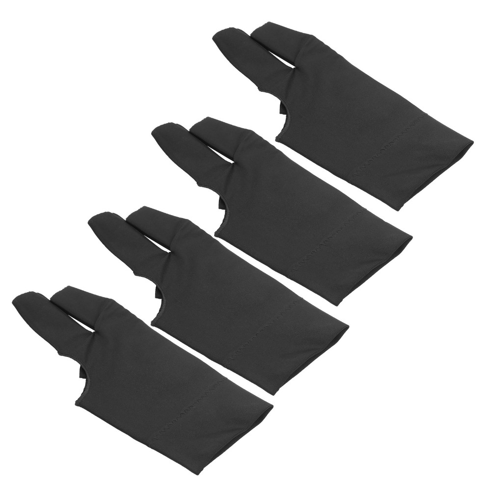 Billiard Accessories Cue Glove, Spandex Elastic Three Finger Glove for Snooker