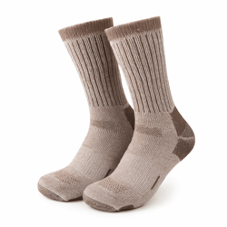 breathable winter warm socks for men, fuzzy merino wool thickened anti-odor mountaineering walk socks