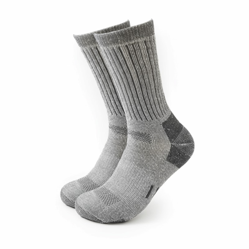 Breathable Winter Warm Socks for Men, Fuzzy Merino Wool Thickened Anti-Odor Mountaineering Walk Socks