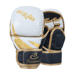 high density sponge wrist support mma gloves, pu leather boxing gloves for adults, shock absorption