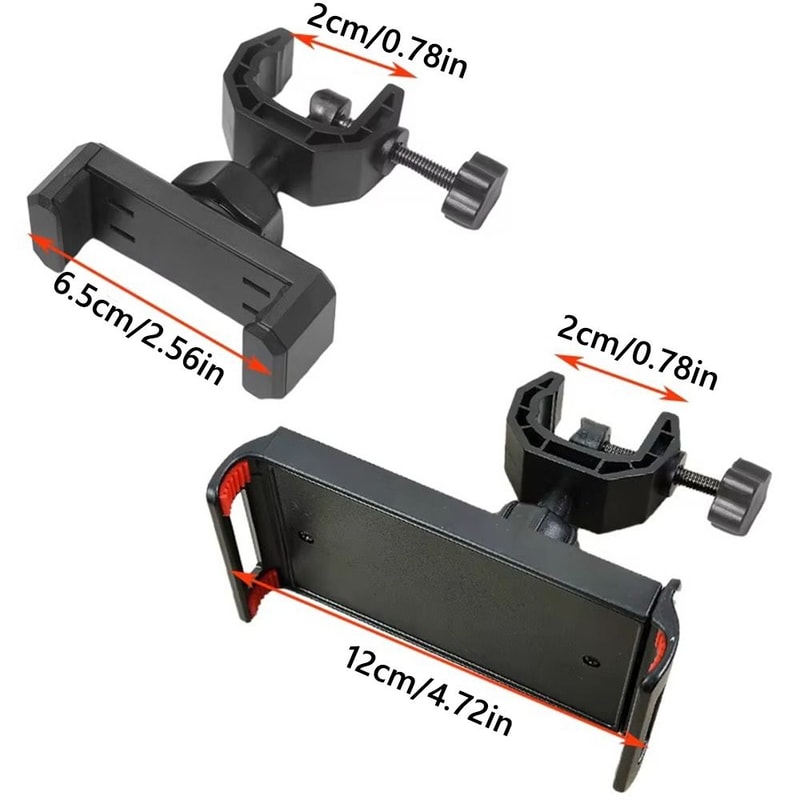 Mic Support Tablet Clip Rack, Rotating Guitar Bass Accessories for Music Scores