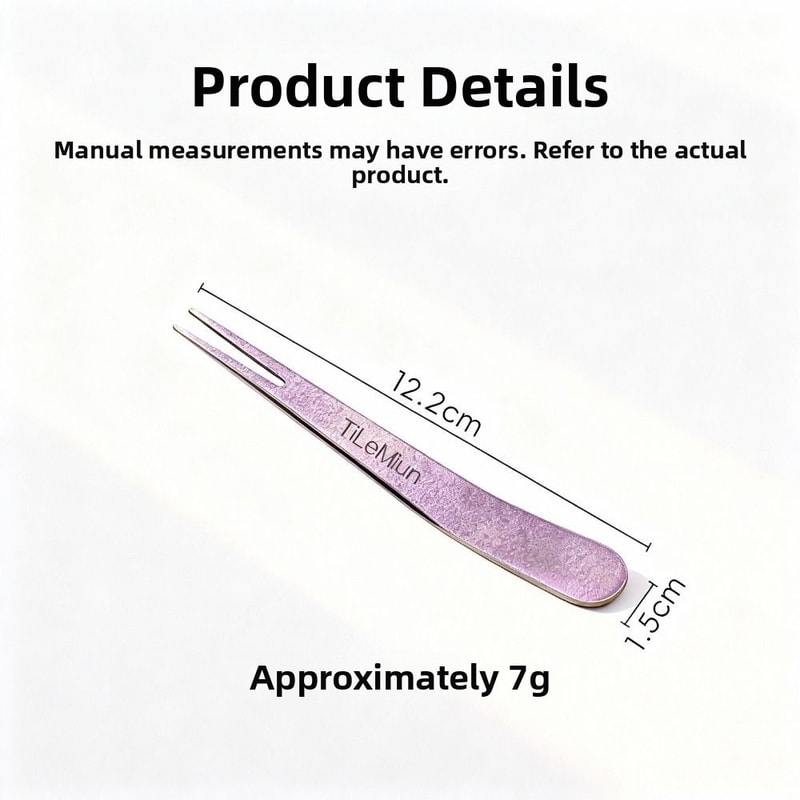 Portable Multistyles Titanium Dessert Fork, Dual-Use Camping Cutlery Fork Spoon, Ultralight Stainless Steel/Titanium