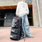 Waterproof Tennis Shoulder Bag, Multifunctional Large Capacity Badminton Racket Handbag with Shoes Compartment