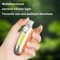 COB Flashlight with Lanyard, USB Rechargeable LED Whistle Light, Speeds Adjustment Emergency Torch