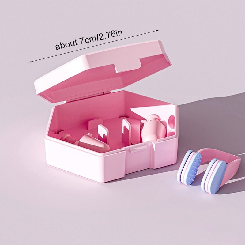 Waterproof Silicone Swimming Earplugs, Anti-noise Nose Clip, Diving Ear Plugs for Water Sports