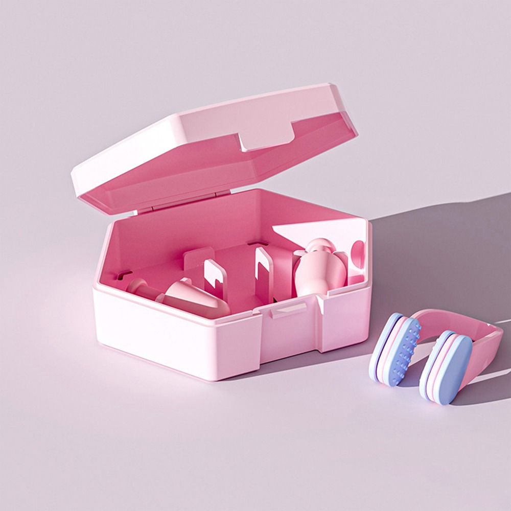 Waterproof Silicone Swimming Earplugs, Anti-noise Nose Clip, Diving Ear Plugs for Water Sports