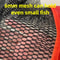 Small Grid Fishing Net Bag, Foldable Live Fish Nets, Nylon Mesh with Drawstring