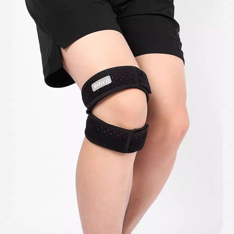 Breathable Support Patellar Tendon Band Compression Wrap for ITB Syndrome Tendonitis Relief