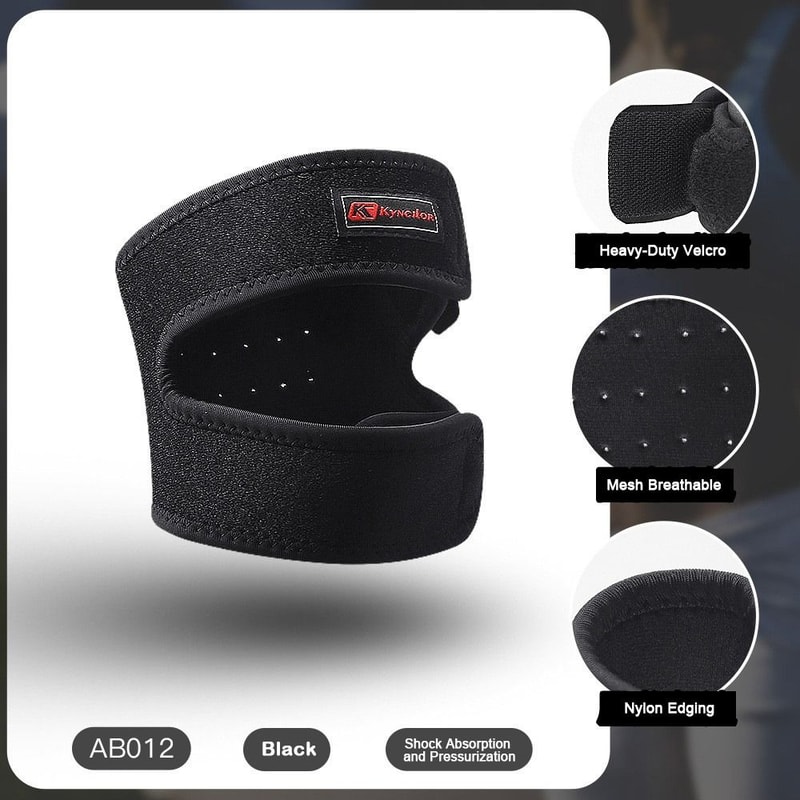 Breathable Support Patellar Tendon Band Compression Wrap for ITB Syndrome Tendonitis Relief