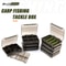 Multi-Compartment Tool Storage Box, Built-in Grids Fish Hook Box, Dust-Proof Seal, Waterproof Plastic Material