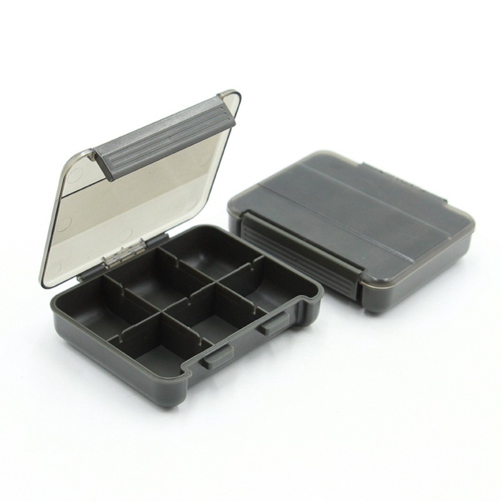 Multi-Compartment Tool Storage Box, Built-in Grids Fish Hook Box, Dust-Proof Seal, Waterproof Plastic Material