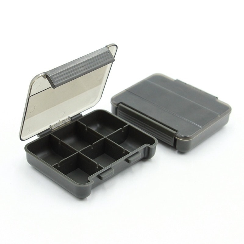 Multi-Compartment Tool Storage Box, Built-in Grids Fish Hook Box, Dust-Proof Seal, Waterproof Plastic Material