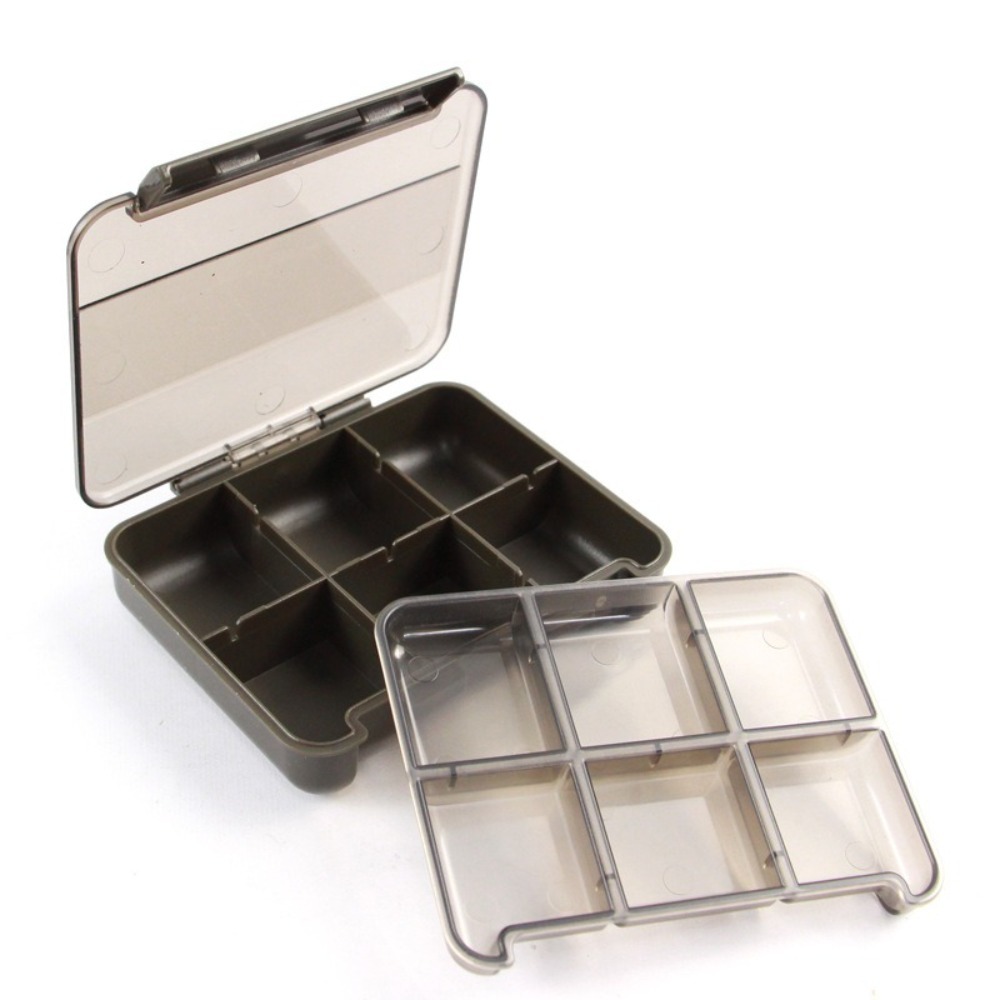 Multi-Compartment Tool Storage Box, Built-in Grids Fish Hook Box, Dust-Proof Seal, Waterproof Plastic Material