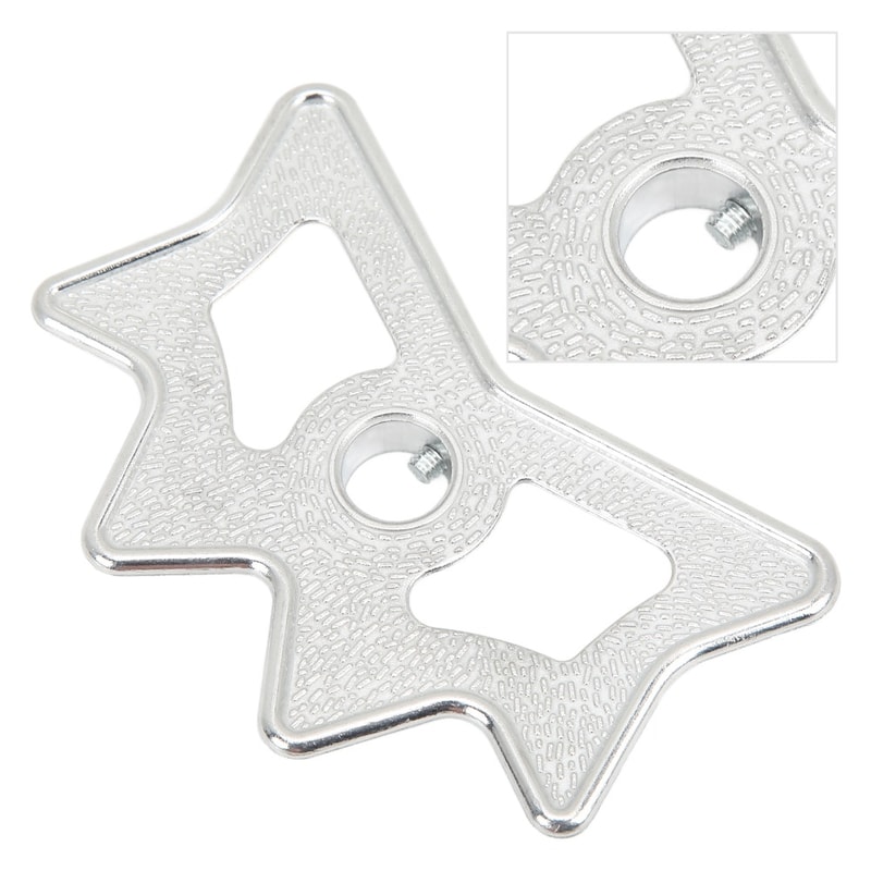 Lightweight Pool Cue Accessory, Aluminium Billiard Bridge Head Silver for Practice