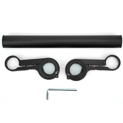 bike handlebar extender, multifunction handlebar extension mount double clamp