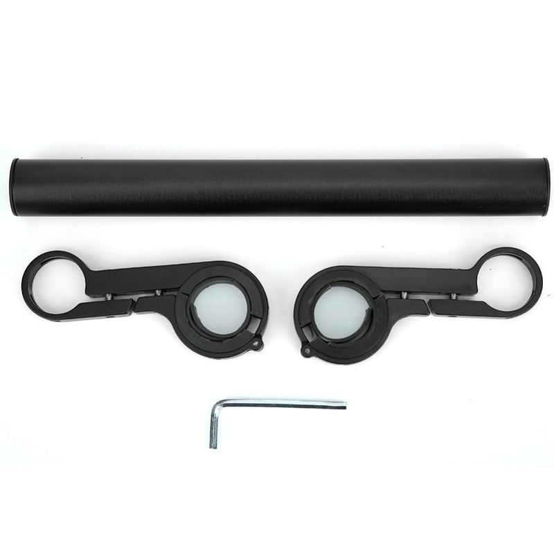 Bike Handlebar Extender, Multifunction Handlebar Extension Mount Double Clamp