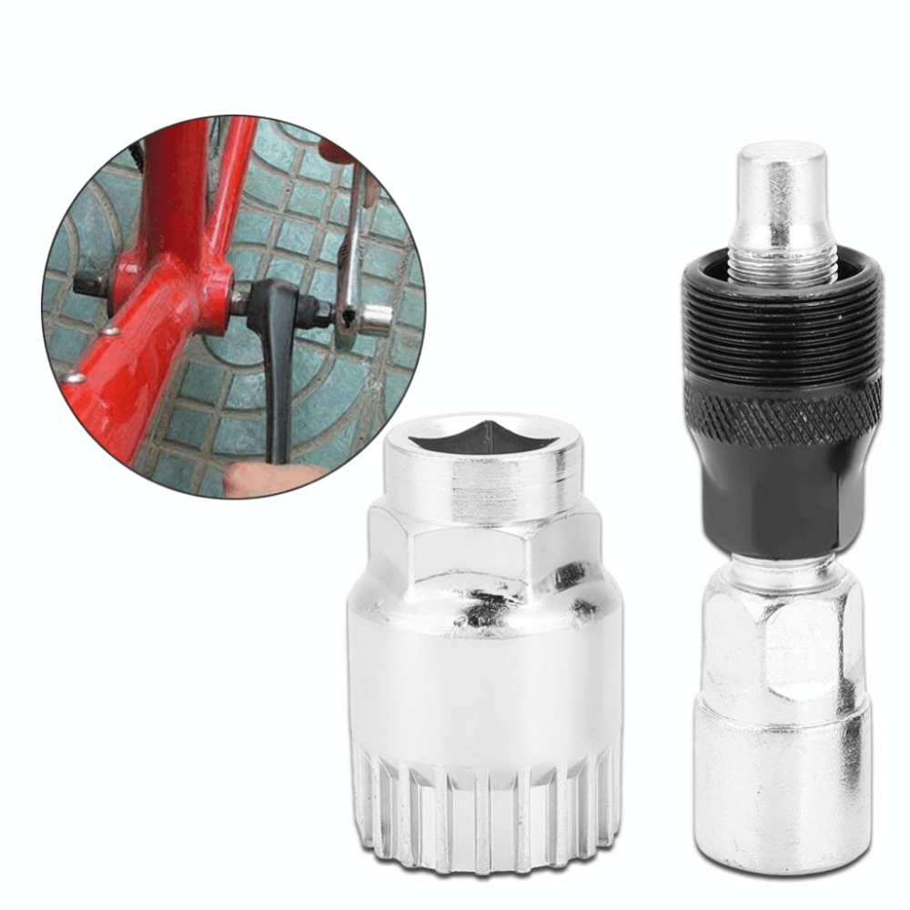 Sturdy Bottom Bracket Remover, Durable High Carbon Steel Repair Tool for Road Bike Cranks