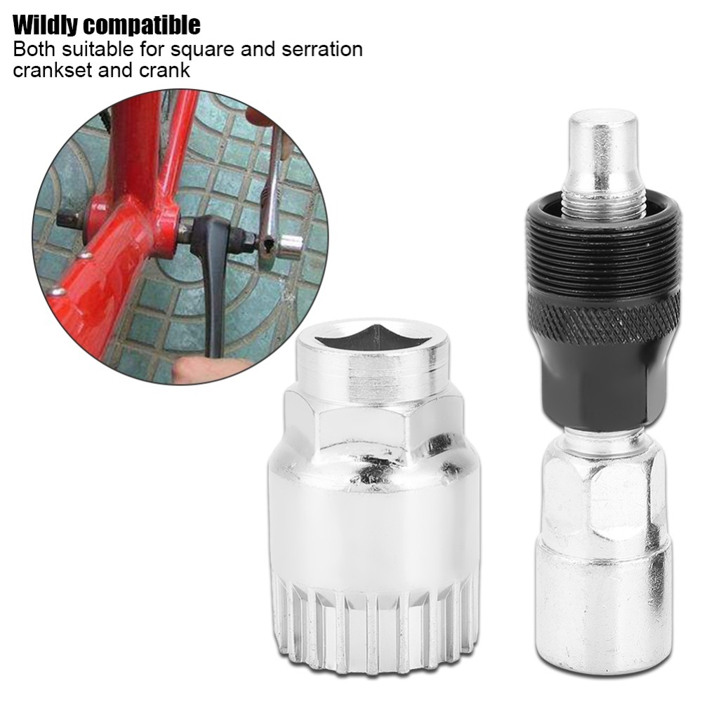 Sturdy Bottom Bracket Remover, Durable High Carbon Steel Repair Tool for Road Bike Cranks