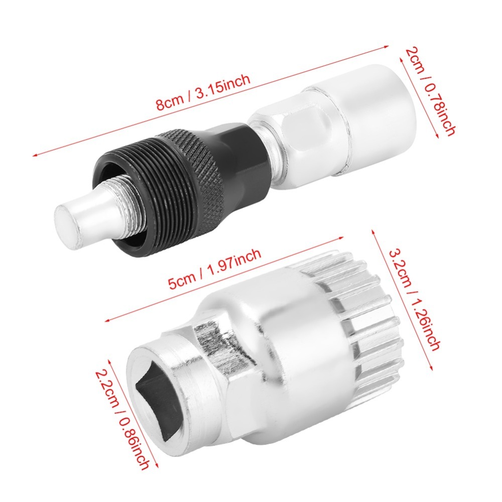 Sturdy Bottom Bracket Remover, Durable High Carbon Steel Repair Tool for Road Bike Cranks