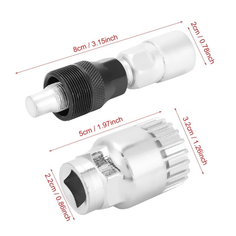 Sturdy Bottom Bracket Remover, Durable High Carbon Steel Repair Tool for Road Bike Cranks