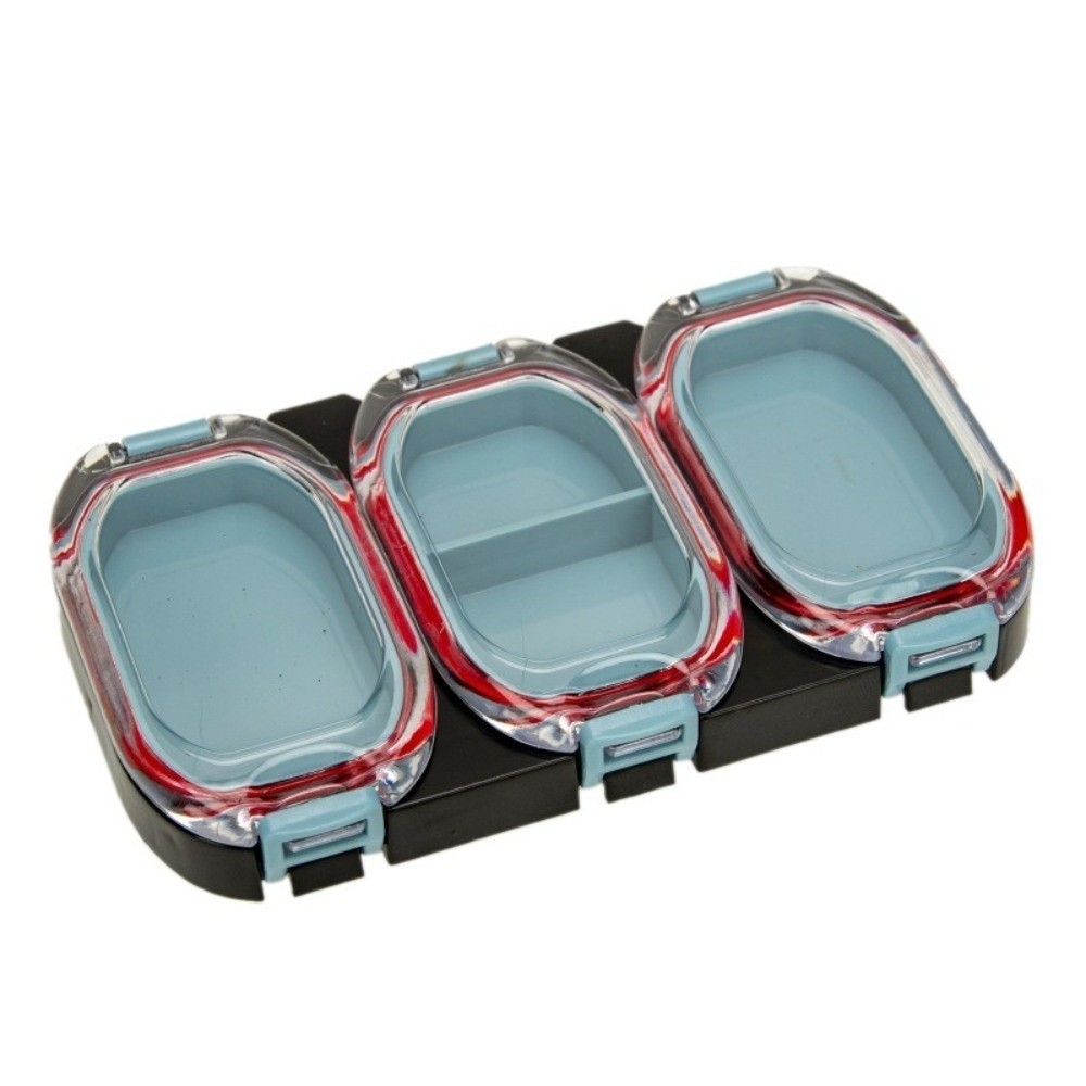 Fishing Tackle Box with Magnet Seat Compartments, Waterproof Unit Case, Pesca Storage Box