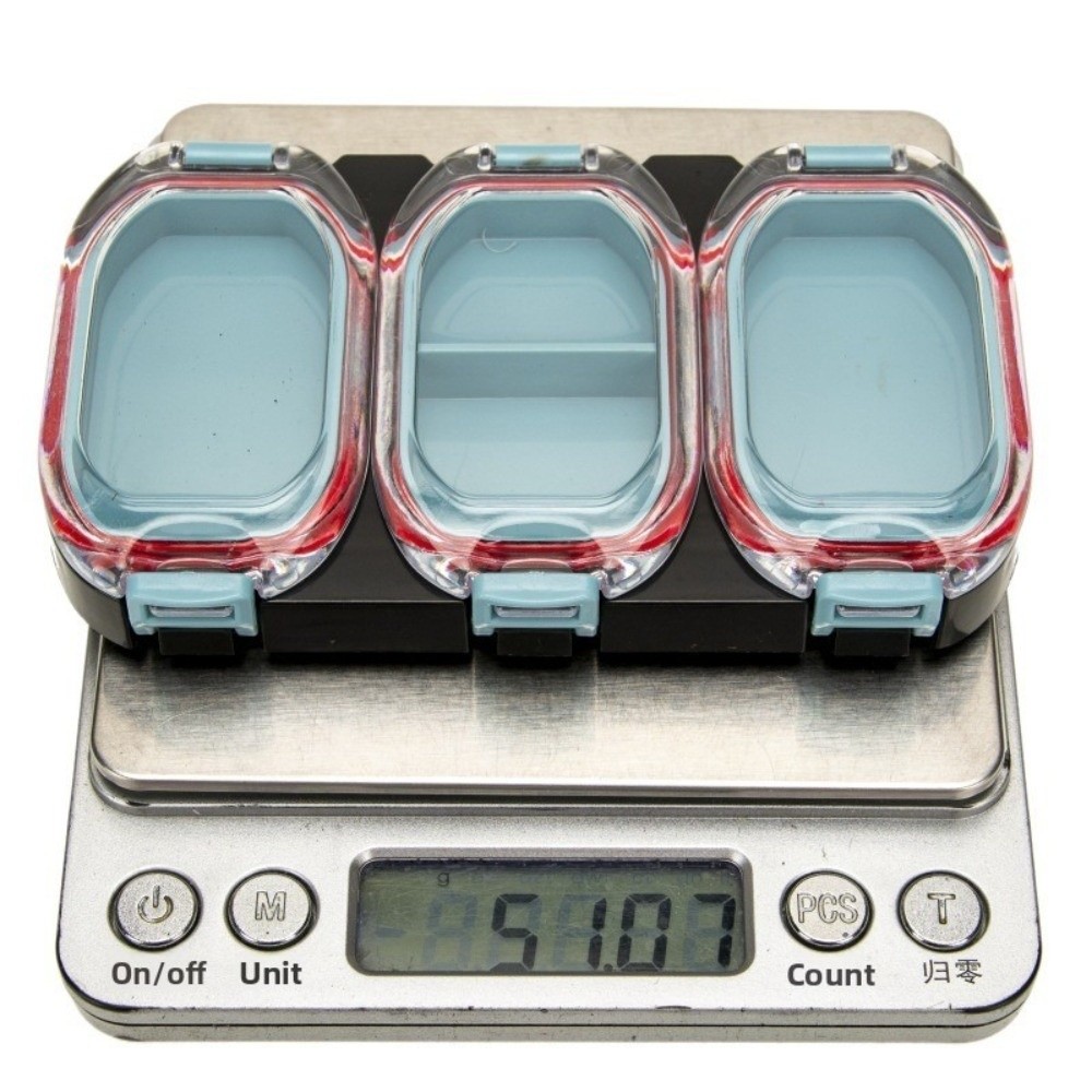 Fishing Tackle Box with Magnet Seat Compartments, Waterproof Unit Case, Pesca Storage Box