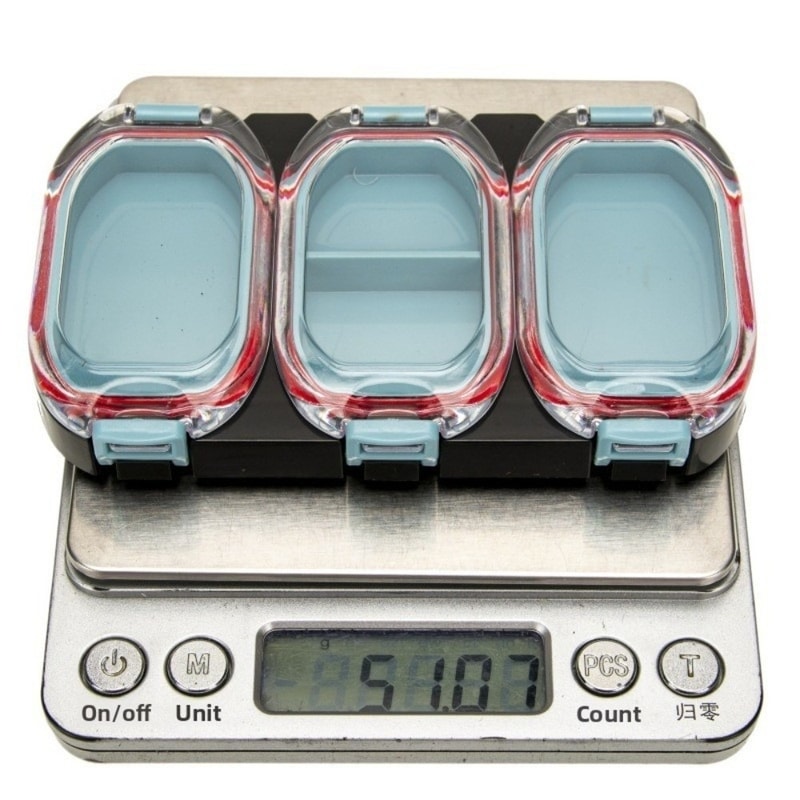 Fishing Tackle Box with Magnet Seat Compartments, Waterproof Unit Case, Pesca Storage Box