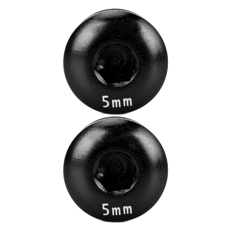 Bike Pedal Covers with Wrench Thread, Lightweight Pedal Screw Covers