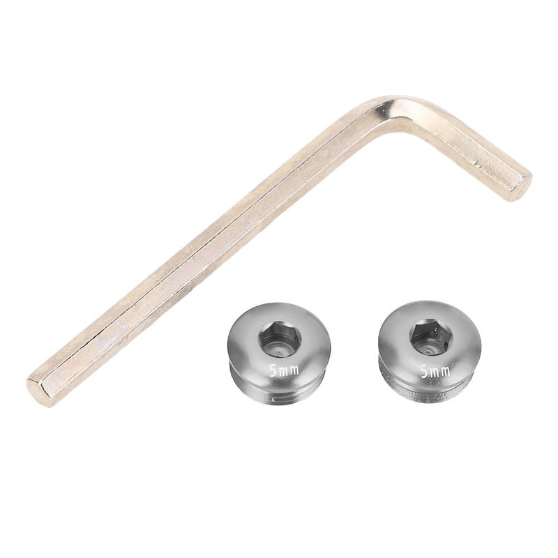 Bike Pedal Covers with Wrench Thread, Lightweight Pedal Screw Covers