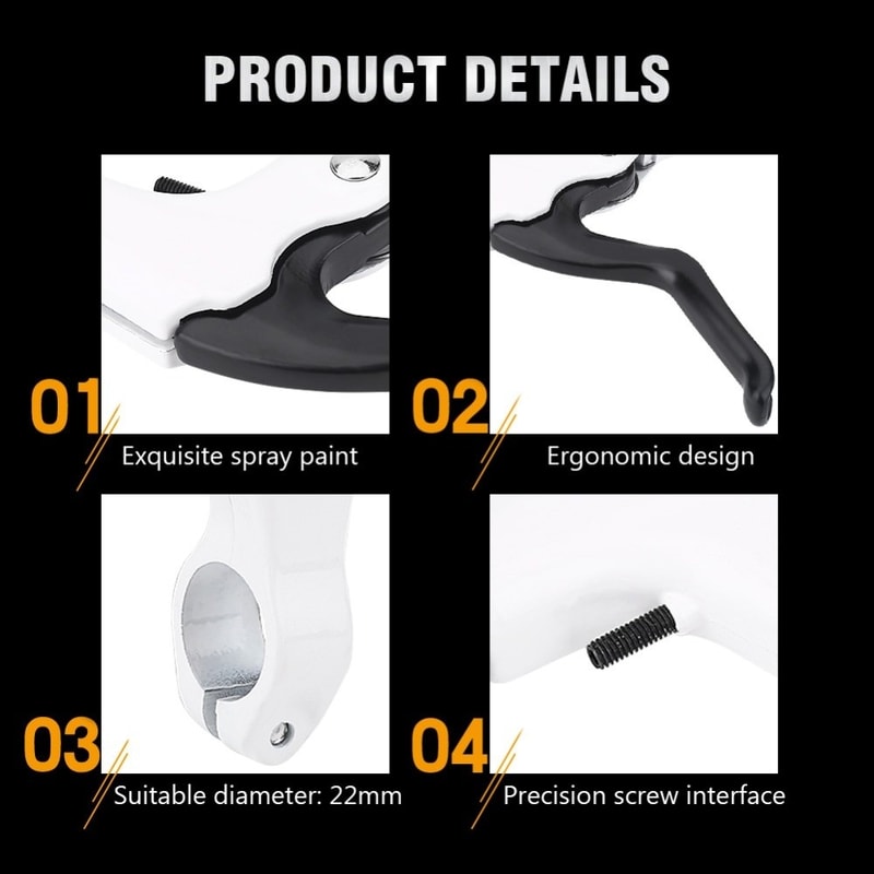 Universal Brake Levers, Ultralight Aluminum Alloy Bike Brake Set, Diameter Brake Lever