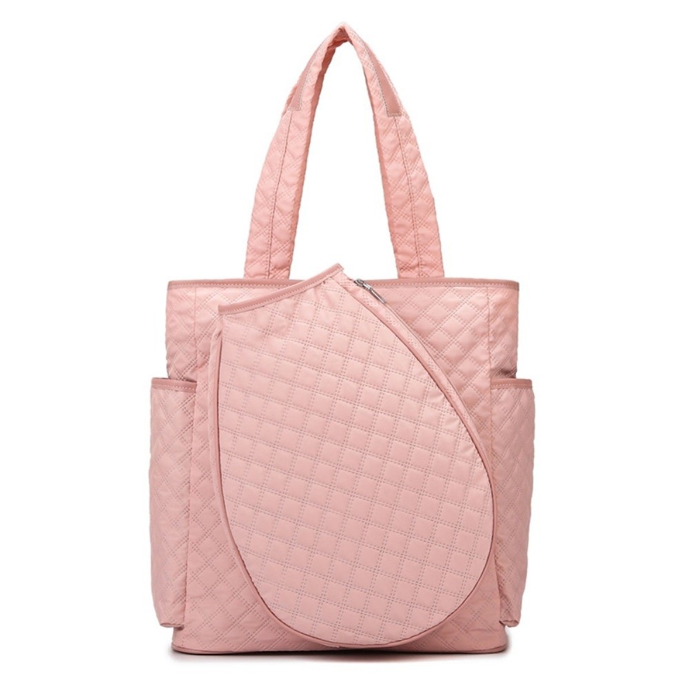 Quilted Extra-Large Badminton Backpack, Premium Lightweight Tennis Tote Bag, Durable Waterproof Tennis Bag for Women Men