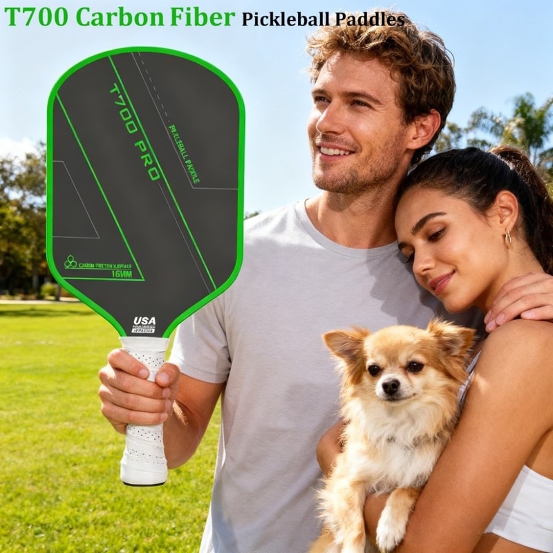 Professional Pickleball Rackets, Lightweight Non-Slip Pickle Ball Paddle, Frosted Surface Pickleball Paddles