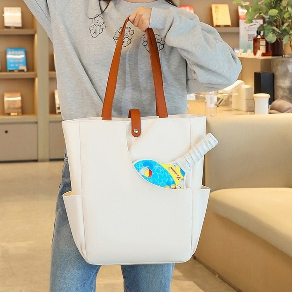 Large Capacity Portable Oxford Pickleball Bag, Breathable Lightweight Tote Bag, Racket Handbag for Women Men