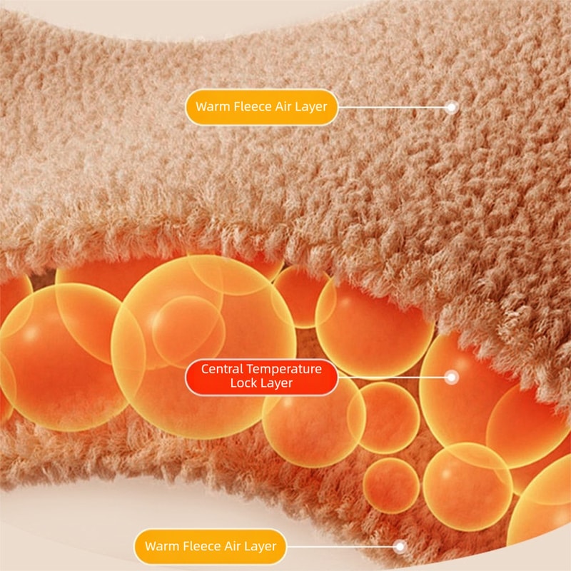 Thickened Warm Knee Protector, New Windproof Knee Warmers Cold Proof Double Side Knee Pads for Autumn Winter