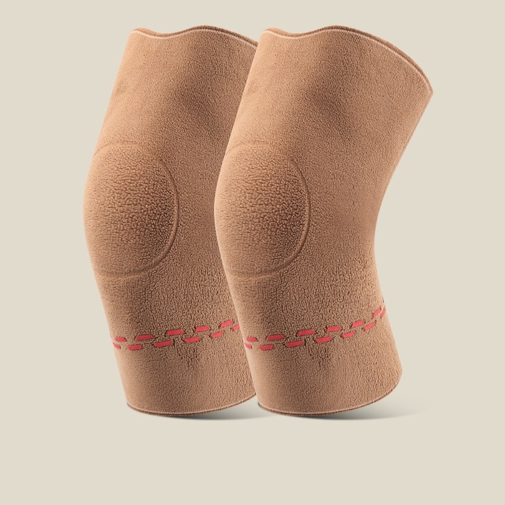 Thickened Warm Knee Protector, New Windproof Knee Warmers Cold Proof Double Side Knee Pads for Autumn Winter