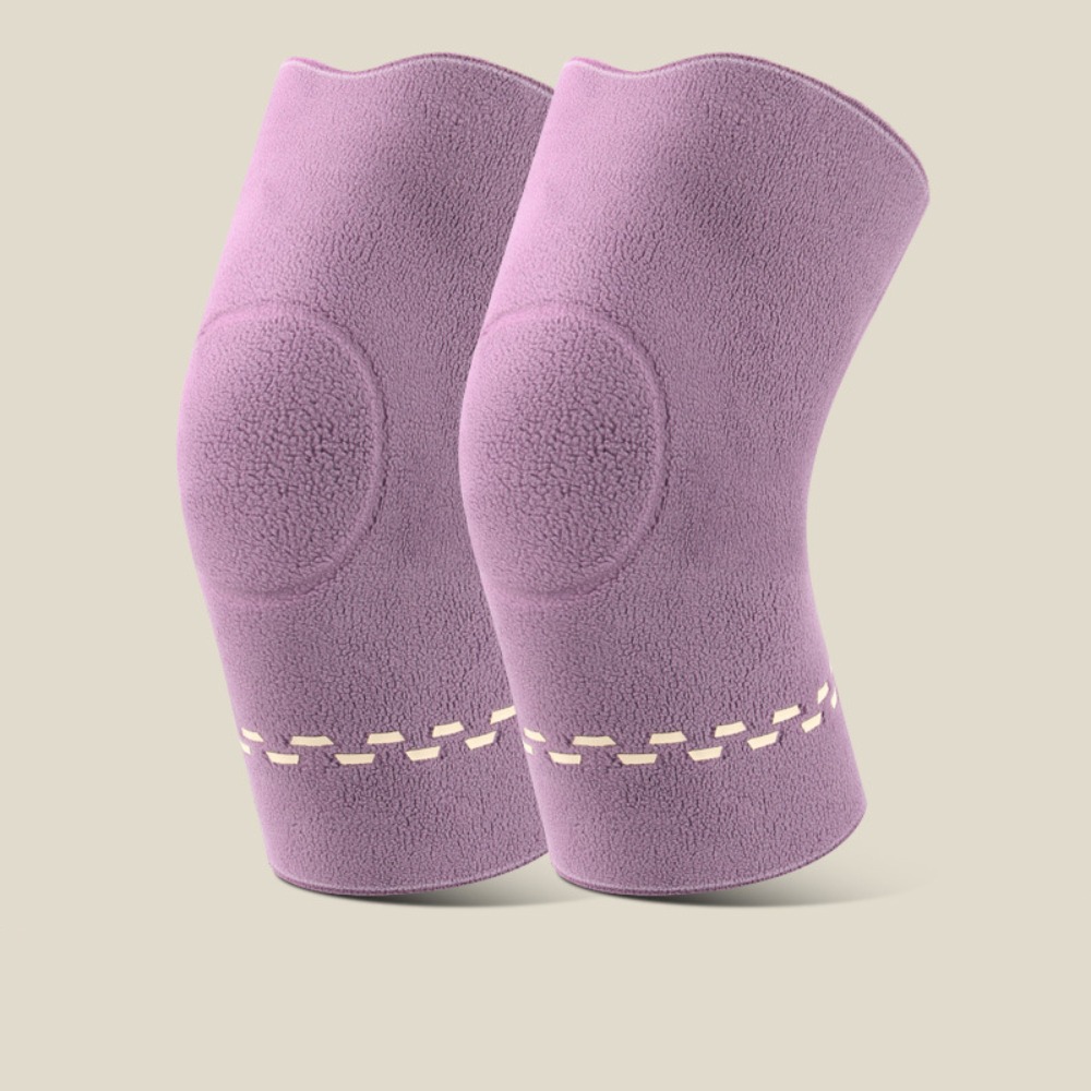 Thickened Warm Knee Protector, New Windproof Knee Warmers Cold Proof Double Side Knee Pads for Autumn Winter
