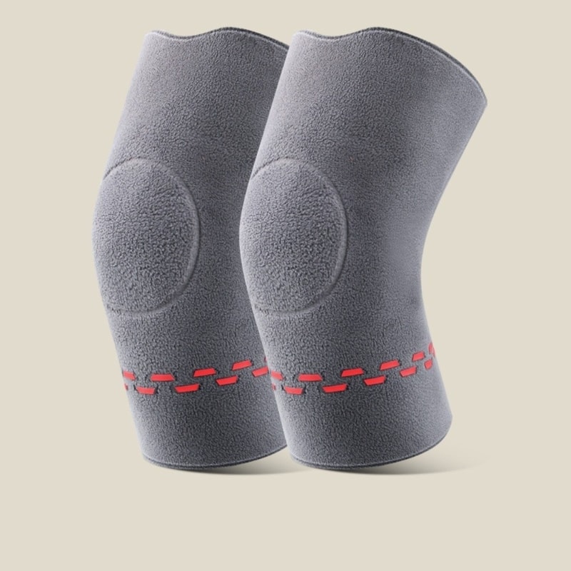 Thickened Warm Knee Protector, New Windproof Knee Warmers Cold Proof Double Side Knee Pads for Autumn Winter