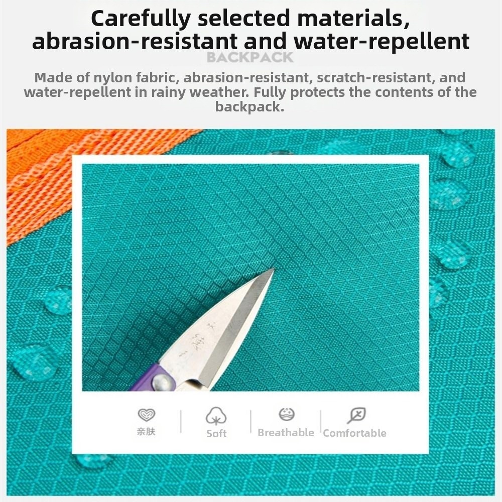 Outdoor Folding Handy Bag, Waterproof Nano Daypack for Men Women, Backpack Lightweight Foldable with Reflective Design